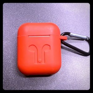 Red Rubber AirPod case (Protective)